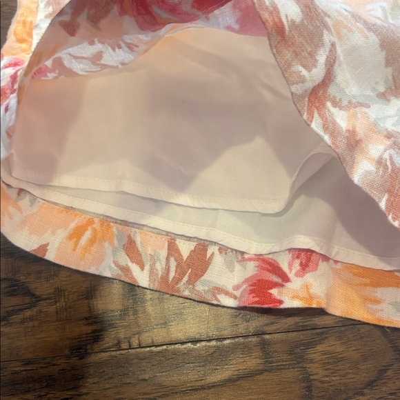 Abercrombie & Fitch Floral Print Women's Linen Shorts - Picture 5 of 7